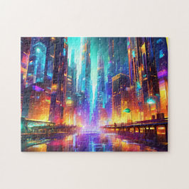 City Skyline Art 3 Photo Puzzles Skyline Internet Pussel