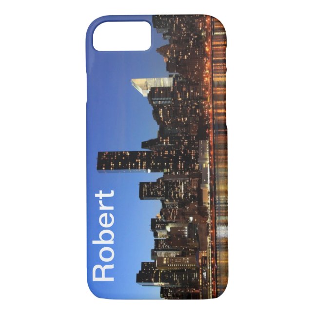 City Skyline-grafik Case-Mate iPhone Skal (Baksida)