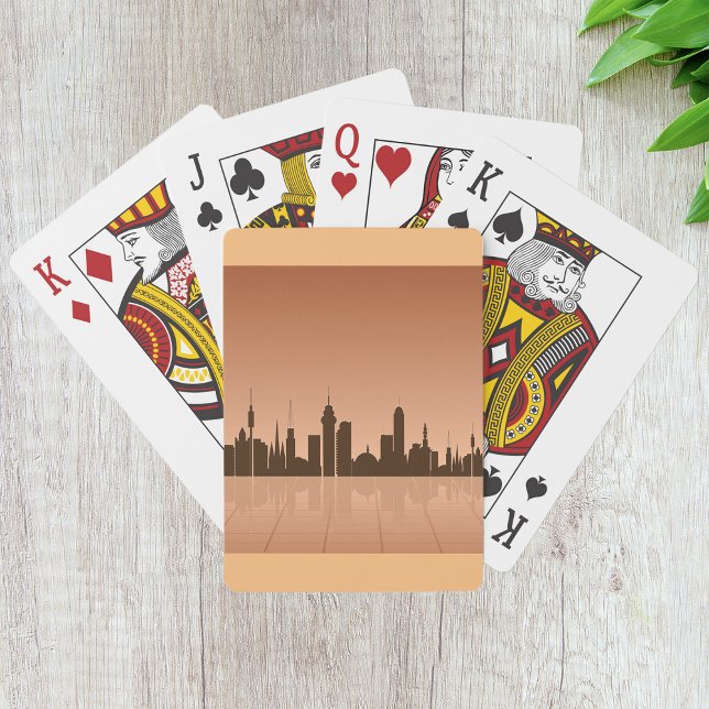 City Skyline på Dawn-uppspelningskort Casinokort (Skapare uppladdad)