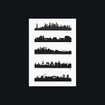 City Skylines - World Canvastryck<br><div class="desc">City Skylines - World</div>