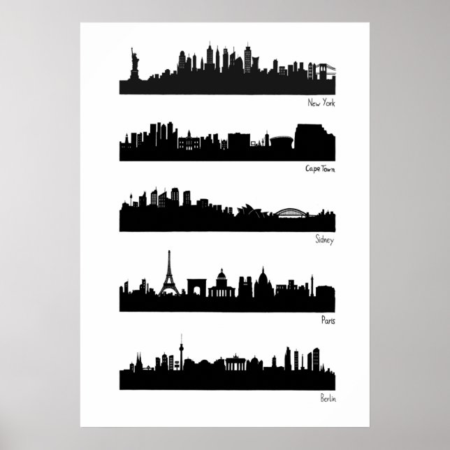City Skylines - World Poster (Framsidan)