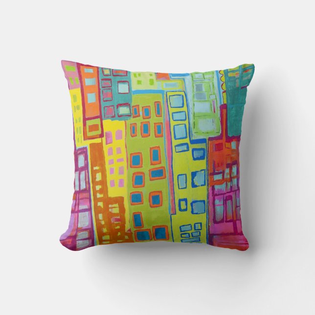City Slicker 16 x 16 Poly Dekorativ kudde (Framsida)