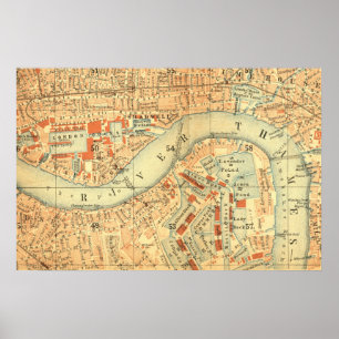 City Slickers - Vintage London River Thames Poster