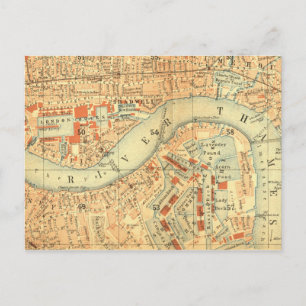City Slickers - Vintage London River Thames Vykort