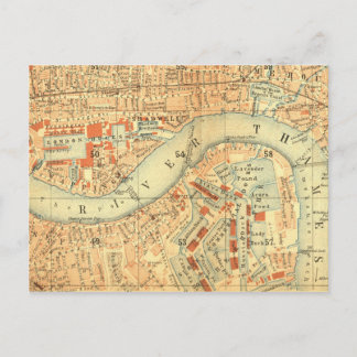 City Slickers - Vintage London River Thames Vykort