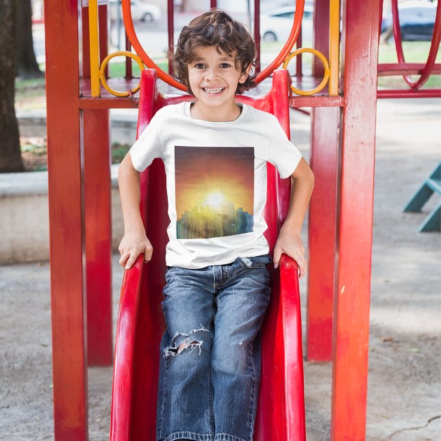 City Solnedgång T-Shirt (Skapare uppladdad)