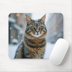 City Street Cat i Snö Musmatta