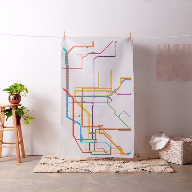 City subway map tyg (In Situ)