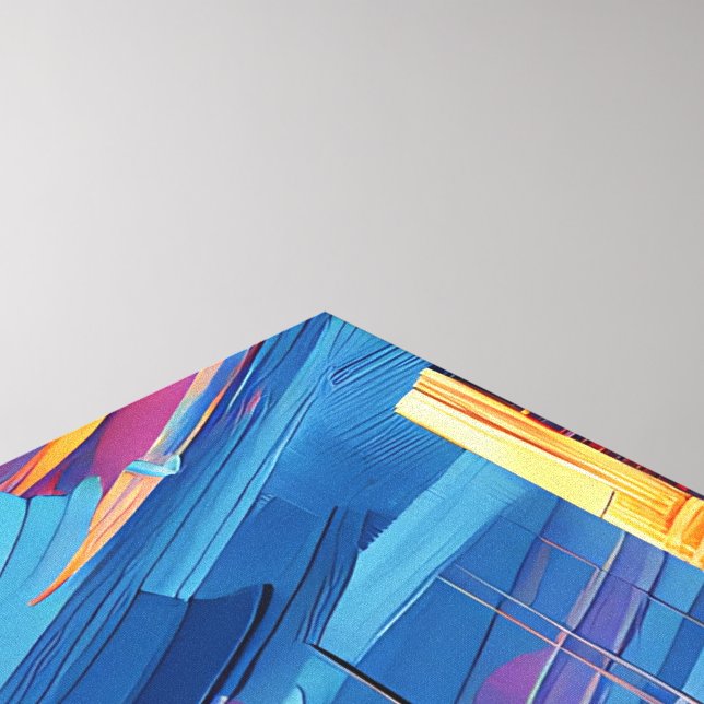 CITY SUNSET CANVASTRYCK (Hörn (överst))