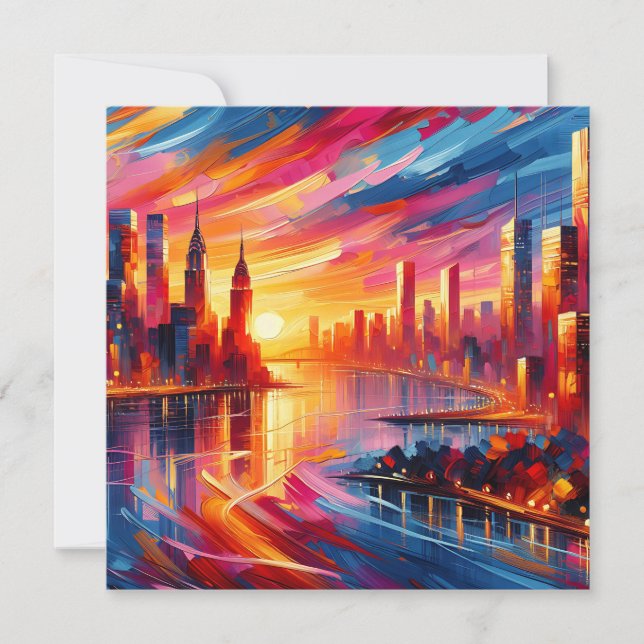 CITY SUNSET INBJUDNINGAR (Framsida)