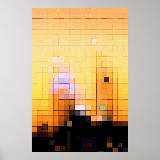 City sunset poster (Framsidan)