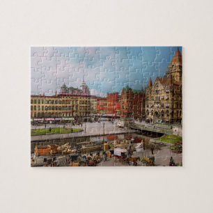 City - Syracuse NY - The Clinton Square Canal 1905 Pussel