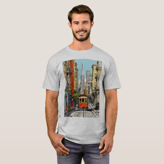 ’City Tracks’ ’Metropolitan Journey’ ’Urban Rails’ T Shirt