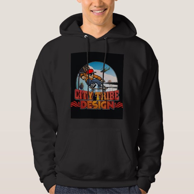 City Tribe hoodie (Framsida)