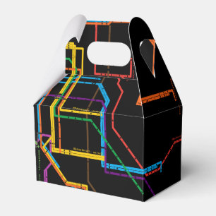 City tunnelbanan karta presentaskar