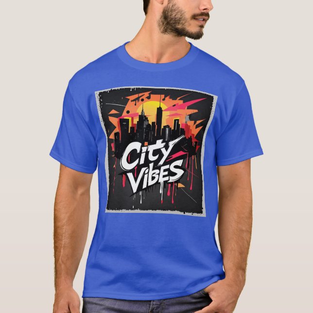 City Vibes vän T Shirt (Framsida)