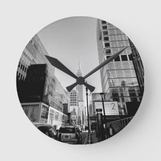 City Wall Clock Rund Klocka
