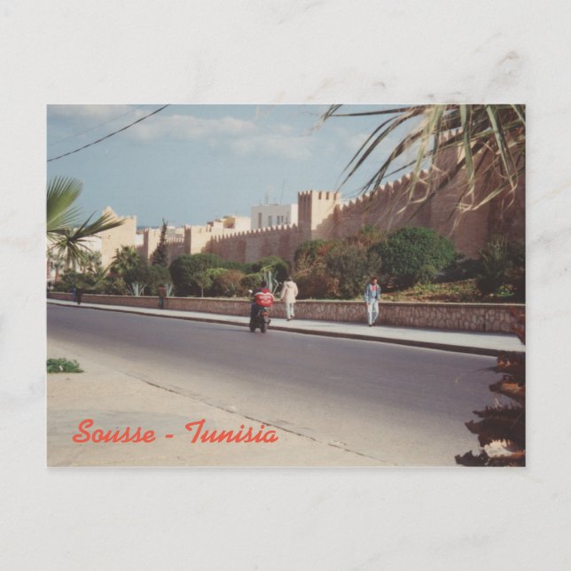 City Walls - Sousse - Tunisien Vykort (Framsida)