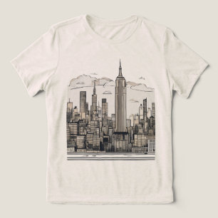 "City - where Dreams Touch the Skyline" T Shirt