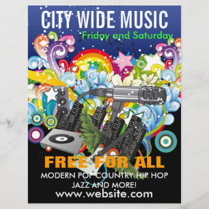 City Wide Music Flyer