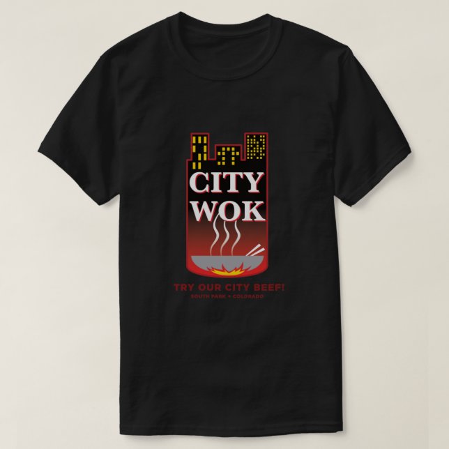 City Wok Essential T Shirt (Design framsida)