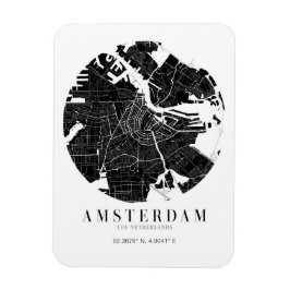 Citykarta från Amsterdam Magnet