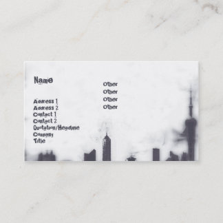 Cityscape - affär visitkort