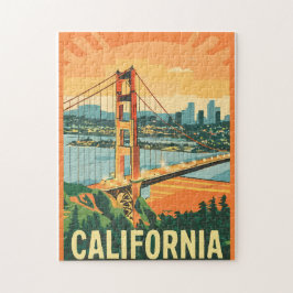 Cityscape California Öga-Catching Vector Design Pussel