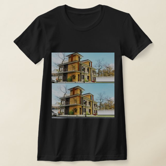 Cityscape Dreams T- Shirt T (Laydown)