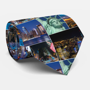 Cityscape för New York City NYC collagefoto Slips
