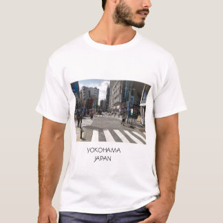 Cityscape-foto av Yokohama City, JAPAN Ull Bla T Shirt