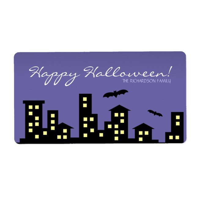 Cityscape Halloween Fraktsedel (Framsidan)