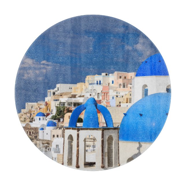 Cityscape i Santorini, Grekland (Framsidan)