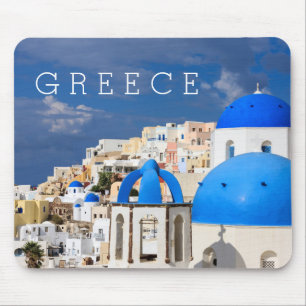 Cityscape i Santorini, Grekland Musmatta