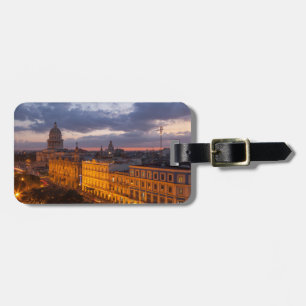 Cityscape i sunset, Havanna, Kuba Bagagebricka