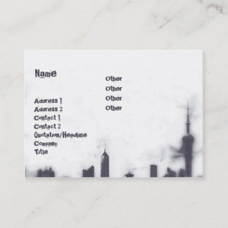 Cityscape - knubbig visitkort