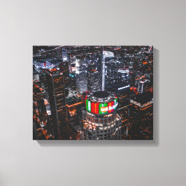 cityscape nattetid canvastryck