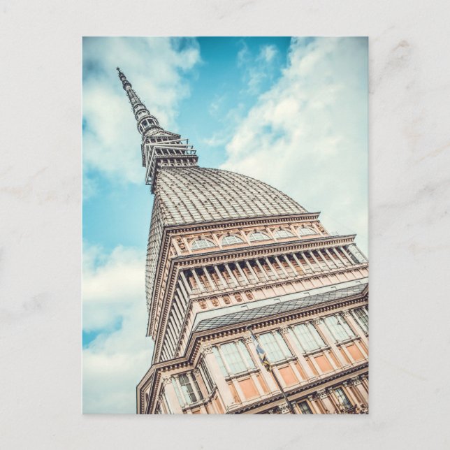 Cityscape of Mole Antonelliana, Turin, Italien Vykort (Framsida)