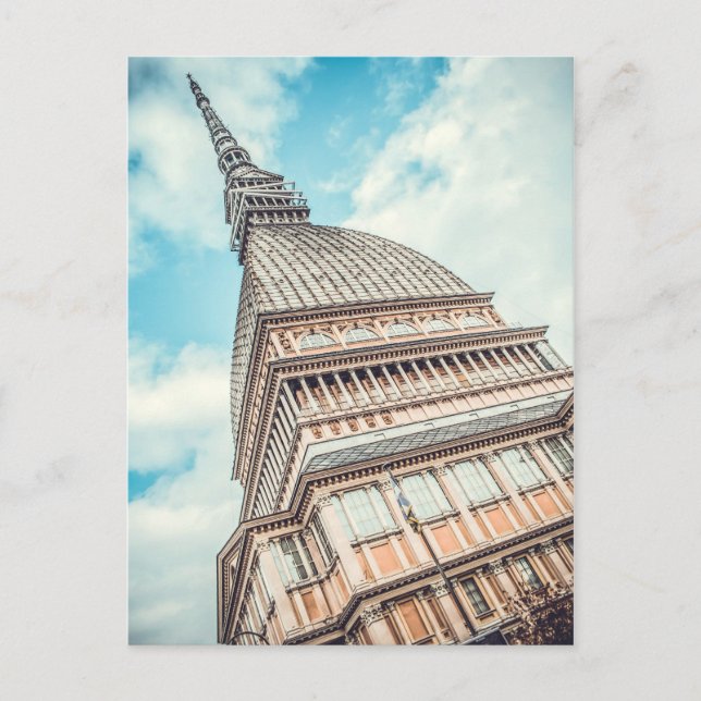 Cityscape of Mole Antonelliana, Turin, Italien Vykort (Framsida)