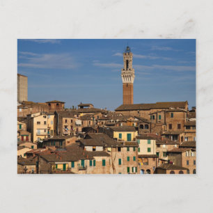 Cityscape på Siena Postcard Vykort