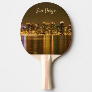 Cityscape Skyline California Souvenir San Diego Pingisracket