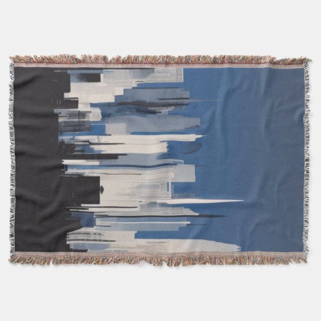 Cityscape Throw Blanket Filt (Framsidan)