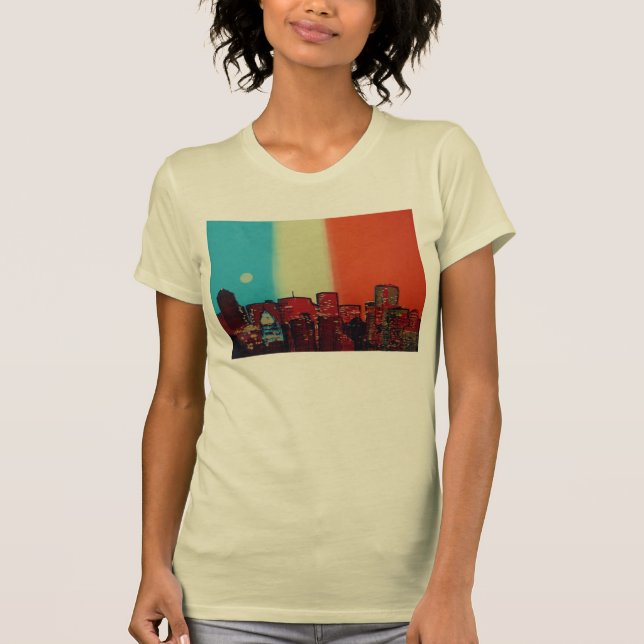 Cityscapeutslagsplats T-shirt (Framsida)