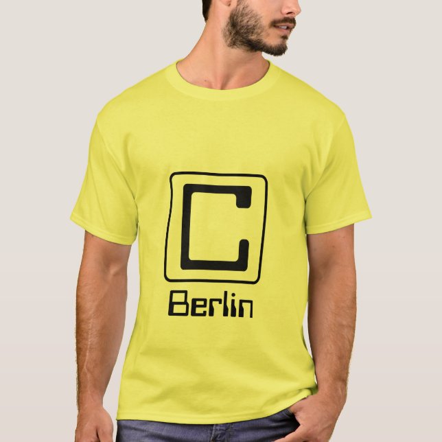CitySkip Berlin (tända), T-shirt (Framsida)