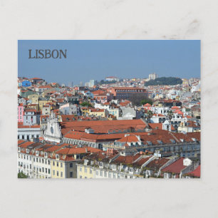 Cityview Lisbon Portugal vykort