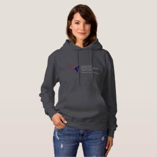 CIU-grå färgkvinna Hoodie Tee Shirt