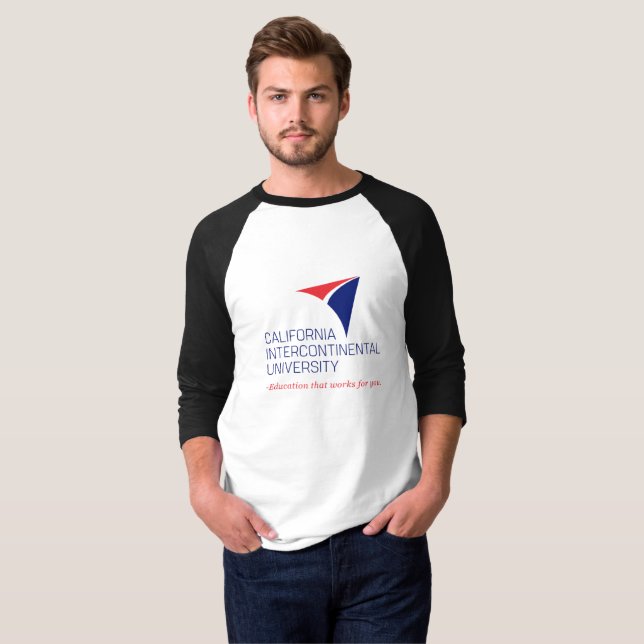 CIU-manar 3/4 skjorta för sleeve Tee Shirt (Hel framsida)