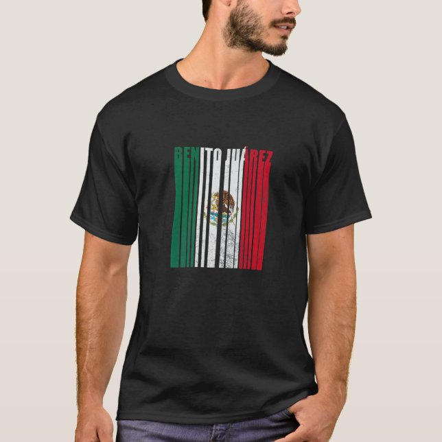 Ciudad Benito Juárez México con Águila Mexicana T Shirt (Framsida)