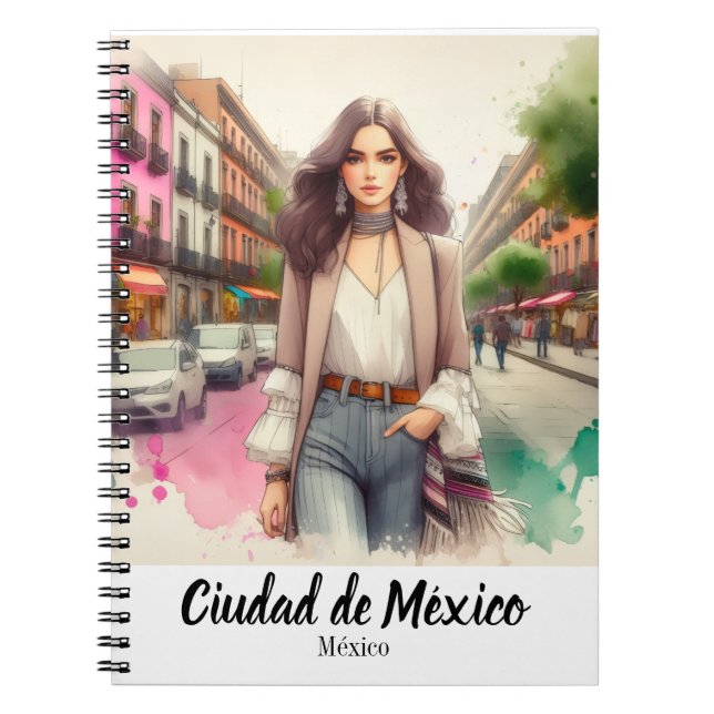 Ciudad de México Anteckningsbok (Framsidan)