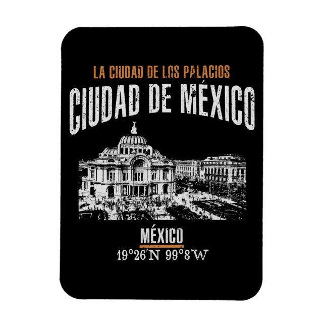 Ciudad de México Magnet (Vertikal)